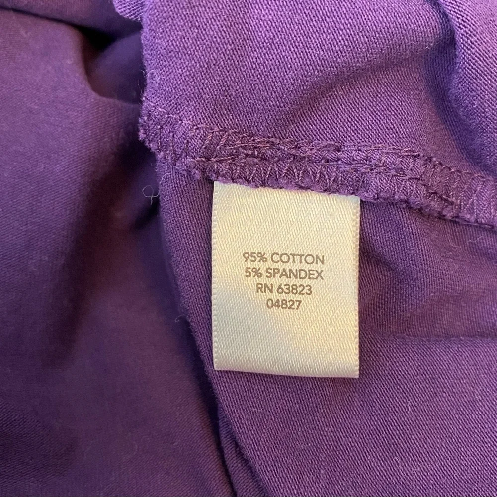 Christopher & Banks Purple Layer-Your-Look Sleeveless Mock Neck Tank